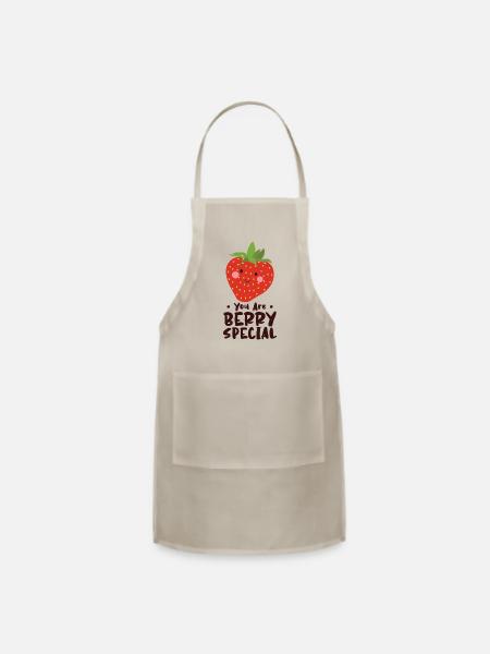 You Are Berry Special Berries Strawberry Fruit - Adjustable Apron - natural - Front
