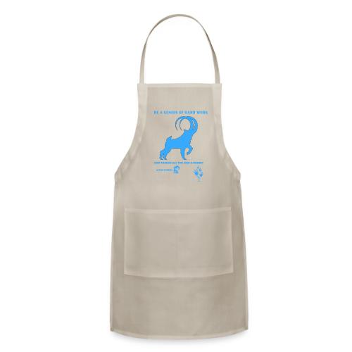 Be A Genius Of Hard Work - Adjustable Apron