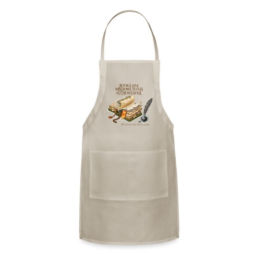 Books are windows to an author’s soul - Adjustable Apron