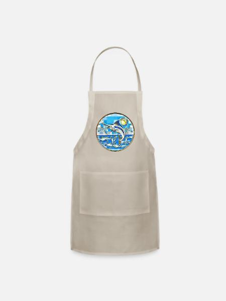 Marlin Sea Freedom - Adjustable Apron - natural