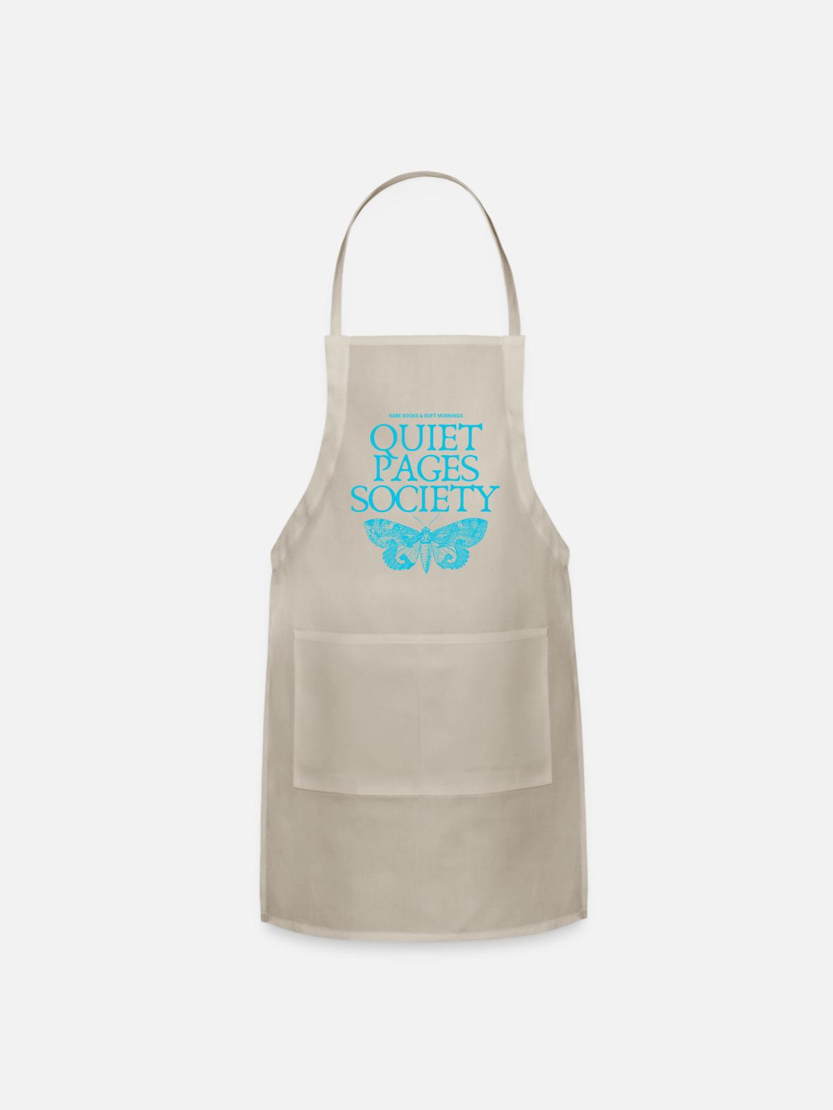 Quiet Pages Butterfly mornings - Adjustable Apron - natural - Front