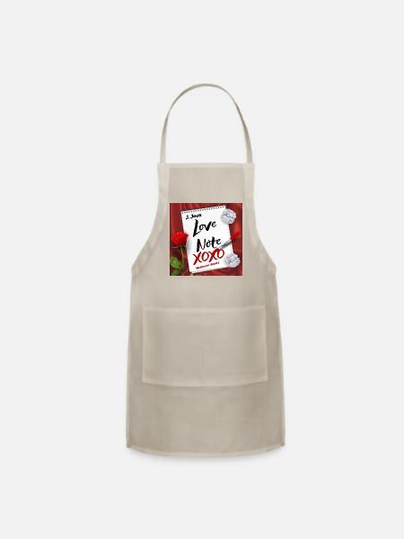 Love Note XOXO by MrStormBeatz - Adjustable Apron - natural