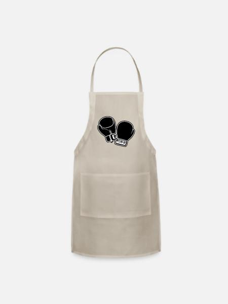 Boxing Gloves - Adjustable Apron - natural - Front