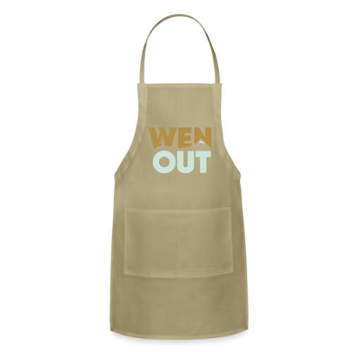 WenOut Logo (light) - Adjustable Apron