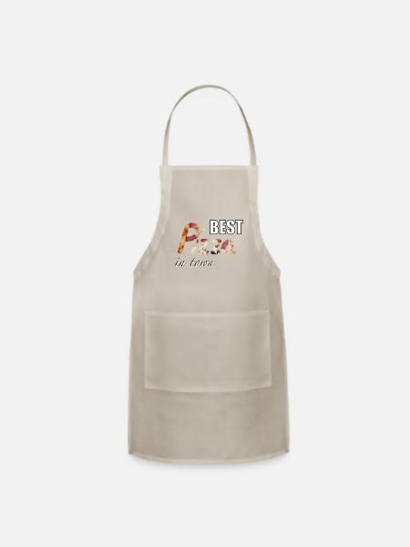 Best Pizza in Town Design - Adjustable Apron - natural - Front