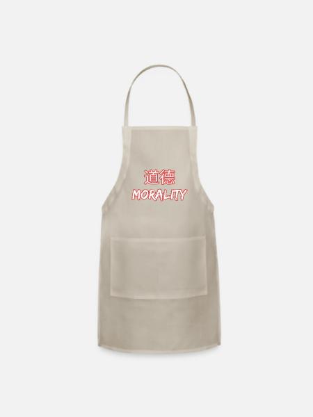 morality - Adjustable Apron - natural