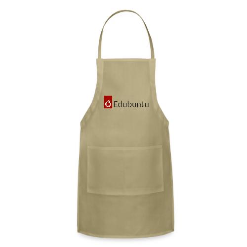 Edubuntu Logo 2023 - Black - Adjustable Apron