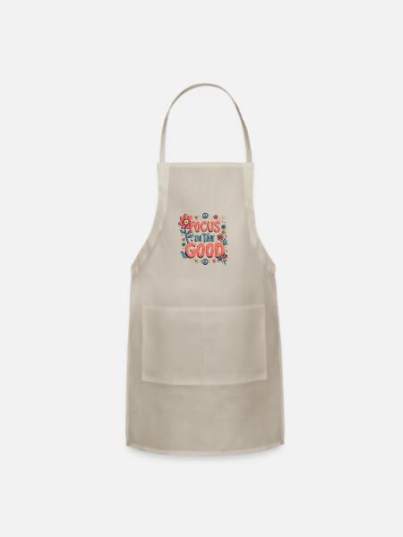 Focus on the Good - Adjustable Apron - natural