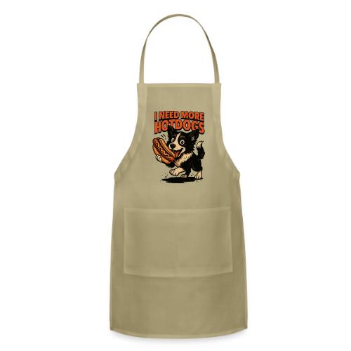 Funny Dog Hotdog Lover T-Shirt - Adjustable Apron