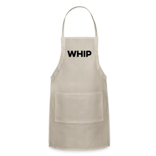 Whip solid black - Adjustable Apron