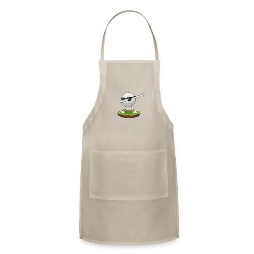 Birdie Vibes Only - Golf Dad Gift Tee for Men - Adjustable Apron