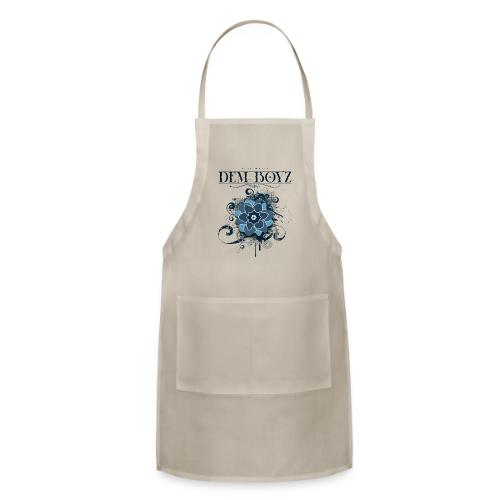 Flower Splash Blues - Adjustable Apron