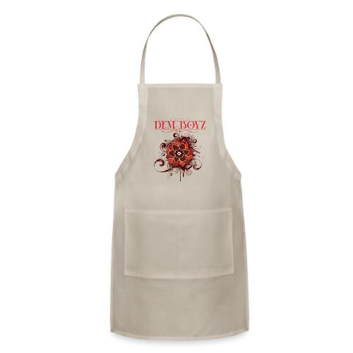 Flower Splash Reds - Adjustable Apron