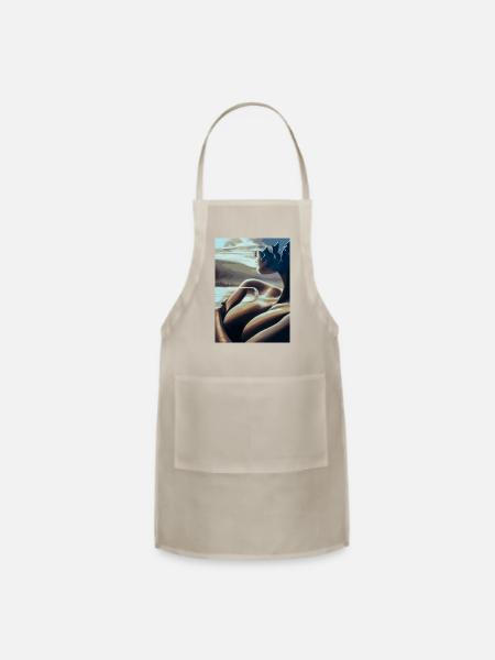 SURREAL PAINTING - Adjustable Apron - natural - Front