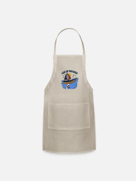 LOST IN PARADISE - Adjustable Apron - natural