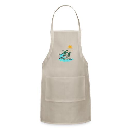 Retro Sunset Graphics - Adjustable Apron