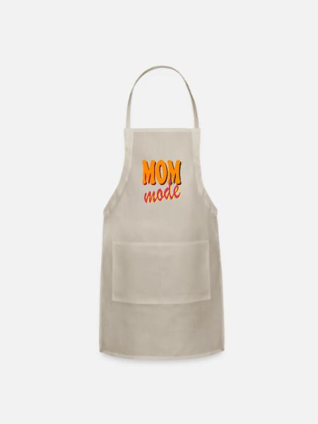 mom mode - Adjustable Apron - natural