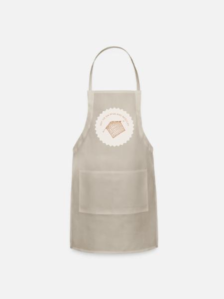 Got me on pins and needles - Adjustable Apron - natural - Front