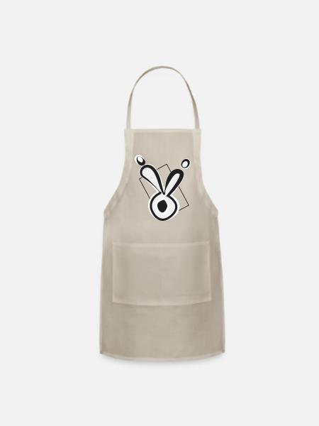 Me and You connected - Adjustable Apron - natural - Front