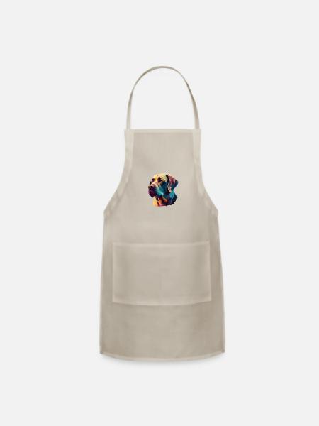 Labrador Retriever - Adjustable Apron - natural - Front