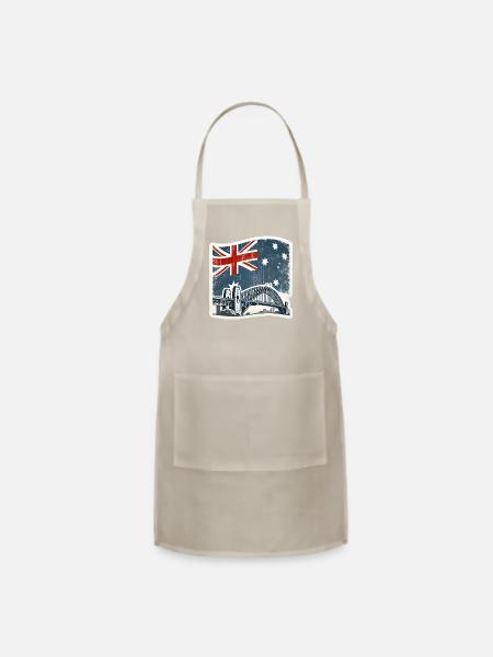 Sydney Harbour Bridge Australia - Adjustable Apron - natural