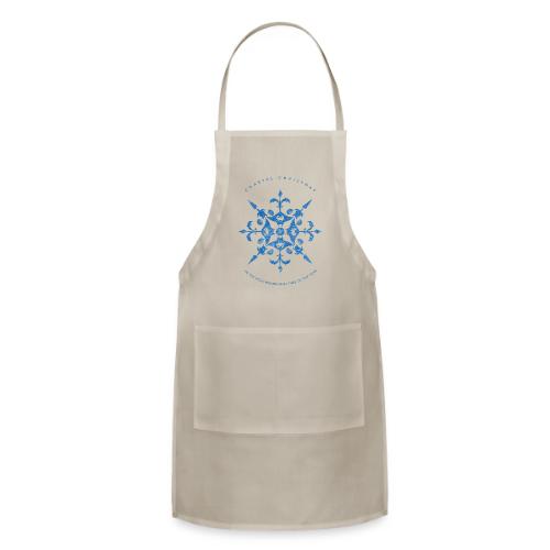 Coastal Christmas Snowflake 01 - Adjustable Apron
