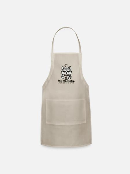 More coffee - Adjustable Apron - natural