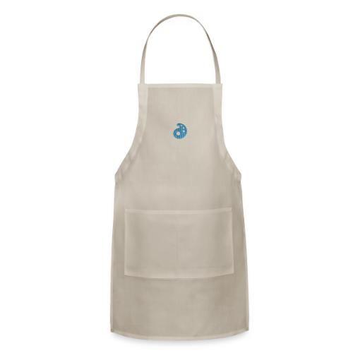 AOEU Blue Embroidered Palette - Adjustable Apron