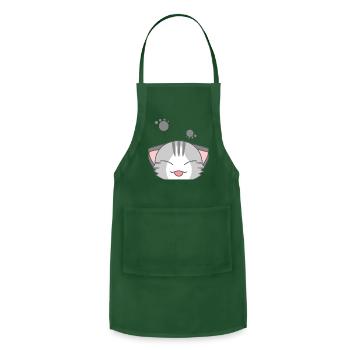 cut funny - Adjustable Apron - forest green - Front - Julia (174cm)