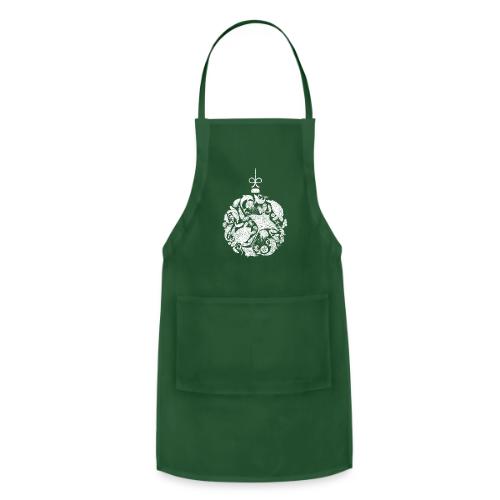 Coastal Christmas Ornament White - Adjustable Apron