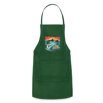 Kauai's Hidden Gems! - Adjustable Apron - forest green - Front - Julia (174cm)