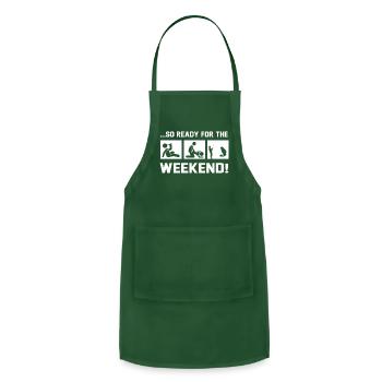 Ready For The Fishing - Adjustable Apron - forest green - Front - Julia (174cm)