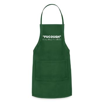 Fucough Allergic To Bs - Adjustable Apron - forest green - Front - Julia (174cm)
