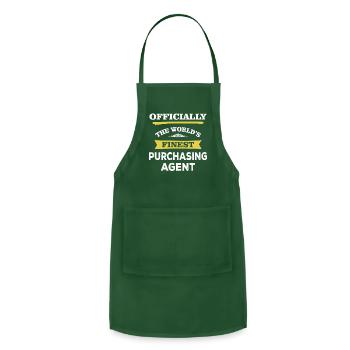 The World's Finest Purchasing Agent - Adjustable Apron - forest green - Front - Julia (174cm)