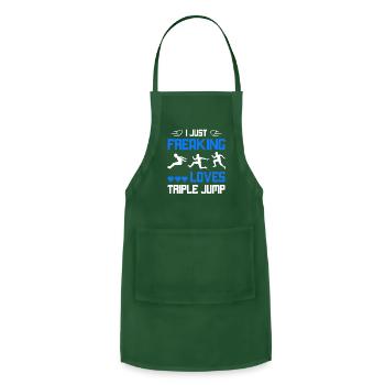 I just freaking loves Triple Jump - Adjustable Apron - forest green - Front - Julia (174cm)