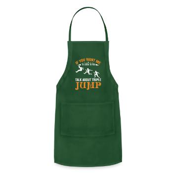 talk about Triple Jump - Adjustable Apron - forest green - Front - Julia (174cm)