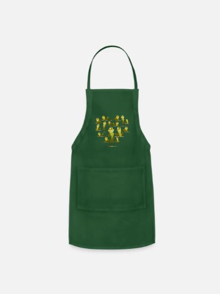frog - Adjustable Apron - forest green