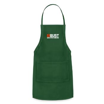 Half Life Rust - Adjustable Apron - forest green - Front - Julia (174cm)