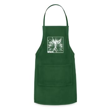 MMA Gloves - Adjustable Apron - forest green - Front - Julia (174cm)