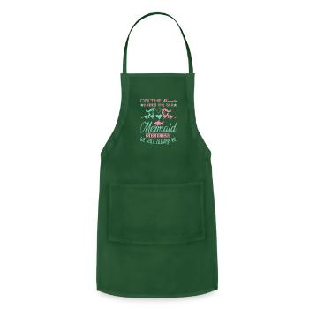 Cannabis Weed, Cannabis, Dope Dope - Adjustable Apron - forest green - Front - Julia (174cm)