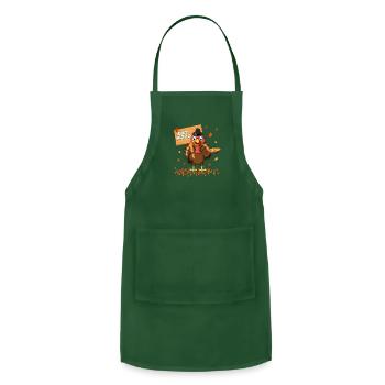 Cannabis Weed, Cannabis, Dope Dope - Adjustable Apron - forest green - Front - Julia (174cm)