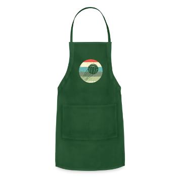 Cannabis Weed, Cannabis, Dope Dope - Adjustable Apron - forest green - Front - Julia (174cm)