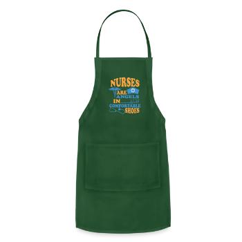 Cannabis Weed, Cannabis, Dope Dope - Adjustable Apron - forest green - Front - Julia (174cm)