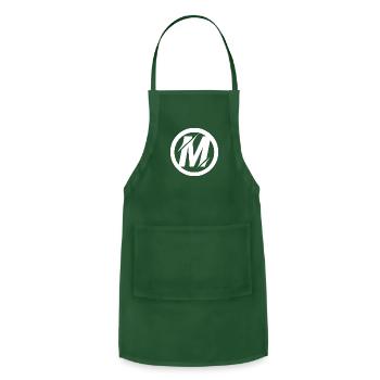 Illustration du logo M - Tablier réglable - vert - Devant - Julia (174cm)