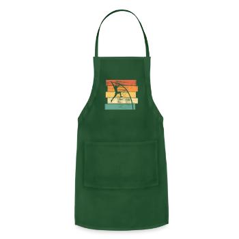 Pole Vaulting Pole Vault Retro - Adjustable Apron - forest green - Front - Julia (174cm)