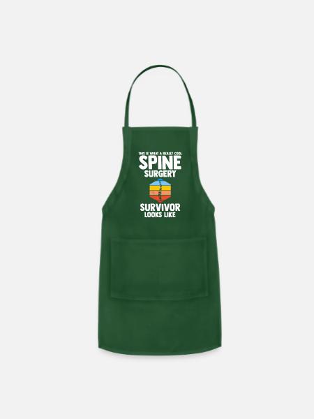 This Is W A Really Se Surgery Surgery - Adjustable Apron - forest green