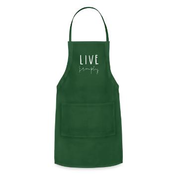 Live Simply - Adjustable Apron - forest green - Front - Julia (174cm)