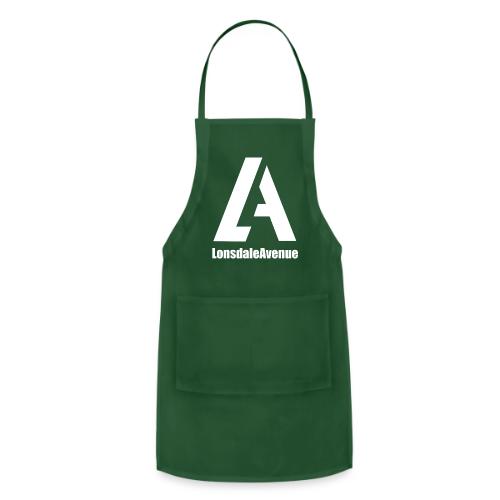 Lonsdale Avenue Logo White Text - Adjustable Apron