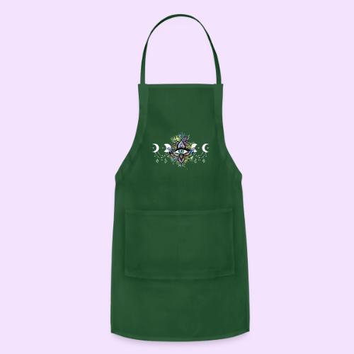 Third Eye Mandala - Moon Cycle Design - Adjustable Apron