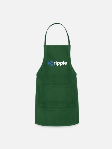 Ripple Crypto - Adjustable Apron - forest green